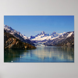 Póster Johns Hopkins Glacier Panorama, Alasca