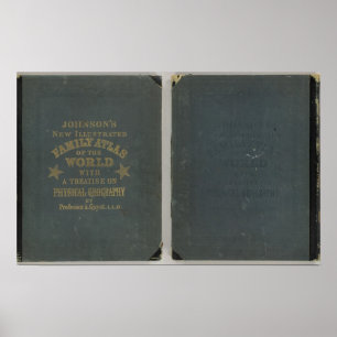 Póster Johnson's New Illustrated Family Atlas