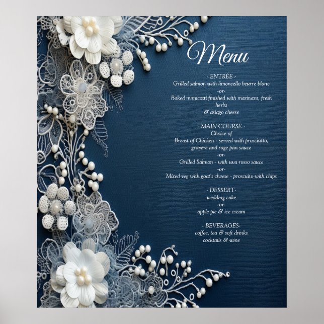 Poster Joias de fantasia em Blue Denim (Frente)