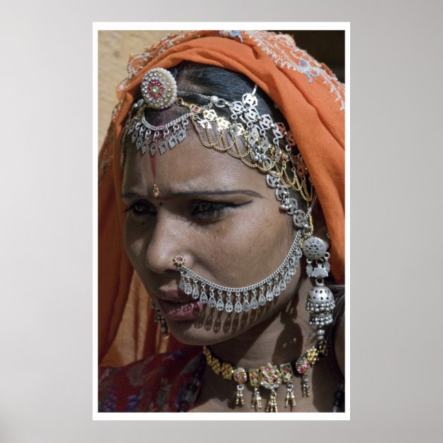 Póster Joias Tradicional de Rajashtan (Frente)