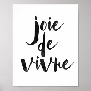 Póster Joie De Vivre