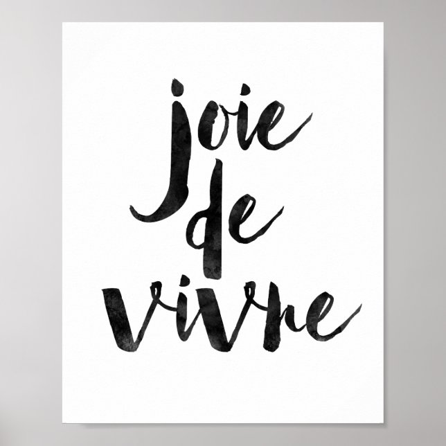 Póster Joie De Vivre (Frente)