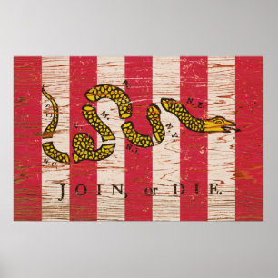 Póster Join or Die Print