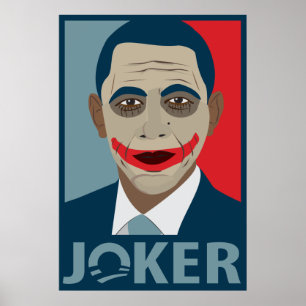 Póster Joker Anti-Obama