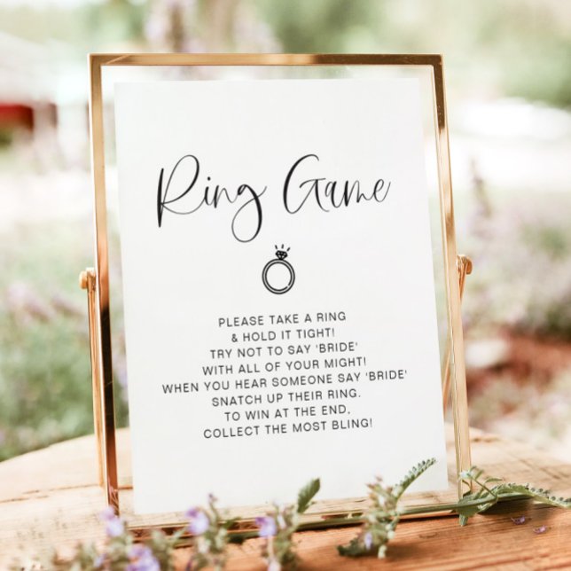 Poster JOLIE Modern Minimalist Chá de panela Game (Criador carregado)