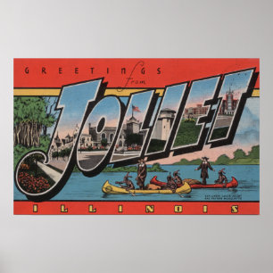 Póster Joliet, Illinois - grandes cenas da letra