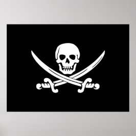 Poster Jolly Roger Pirate Flag