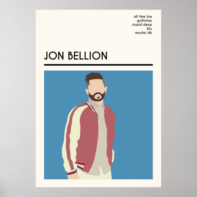 Poster Jon Bellion Wall ArtPosterPrints (Frente)