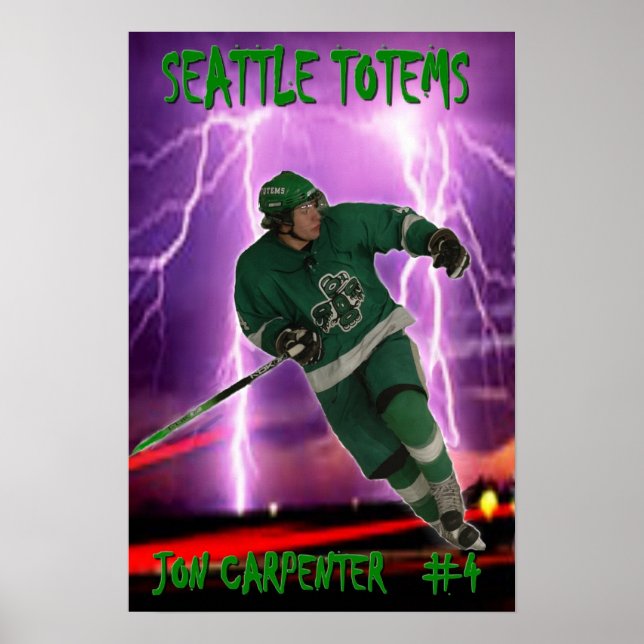 Poster Jon Carpenter - Seattle Totems (Frente)