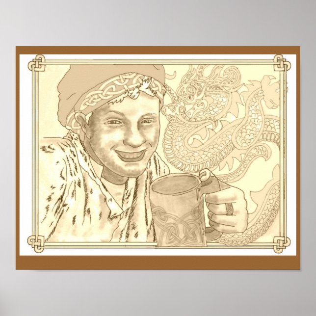 Poster Jon the Dragon Hunter (Frente)