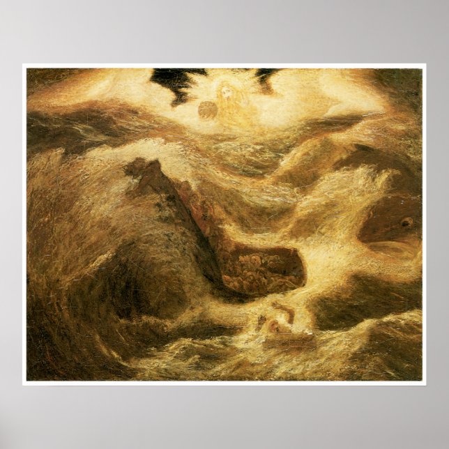Póster Jonah, 1885, Albert Pinkham Ryder (Frente)