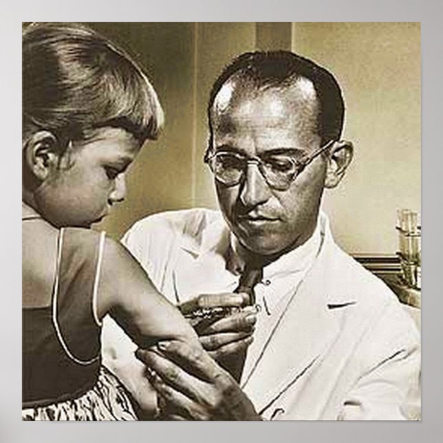 Poster Jonas E. Salk, M.D. (Frente)