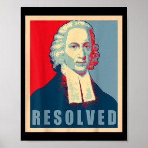 Poster Jonathan Edwards Resolveu Calvinista Reformado
