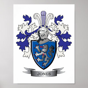 Póster Jones Coat of Arms