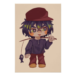 Póster Jongerjie, jongen, chibi, Spakenburg