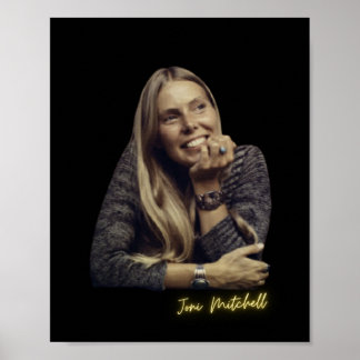 Poster Joni Mitchell Eu te amo