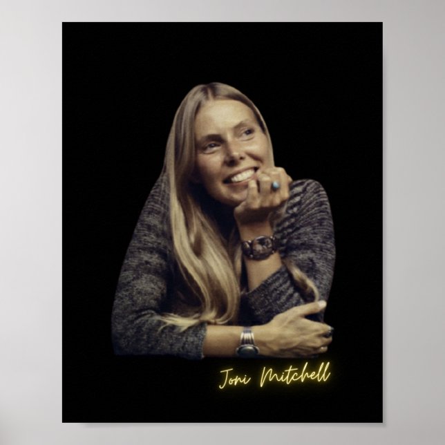 Poster Joni Mitchell Eu te amo (Frente)