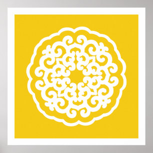 Poster Jonquil Asian Moods Mandalla