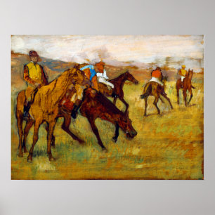 Poster Jóquei e Cavalo (Antes da Raça), Edgar Degas