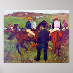 Poster Jóquei e Cavalo (Antes da Raça), Edgar Degas