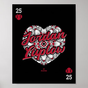 Poster Jordan Luplow De Hearts Vende Jogador Arizona Vale