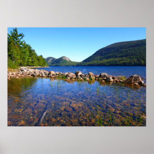 Poster Jordan Pond I no Parque Nacional de Acadia