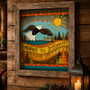 Poster Jornada da Vida no Lago Eagle Deerwood Lake 