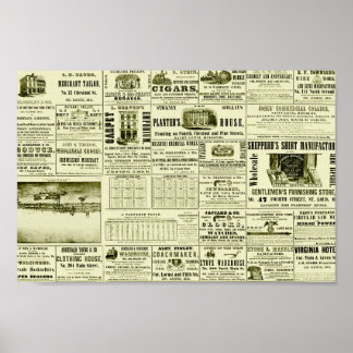 Poster Jornal Antigo