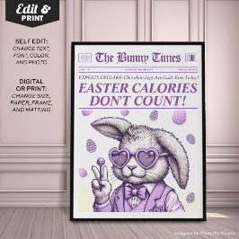 Poster Jornal da Páscoa da Tendy, Decorações da Páscoa