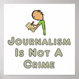 Poster Jornalismo Não É Crime