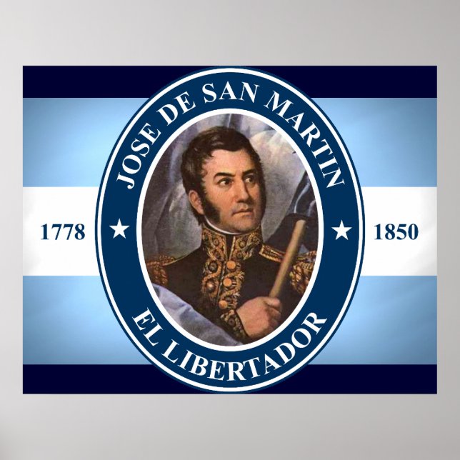 Póster Jose de San Martin (Frente)