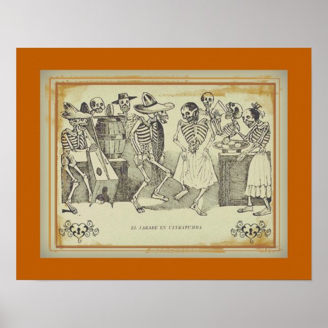 Poster José Posada-El jarabe en ultratumba 18"x14,14" (Frente)