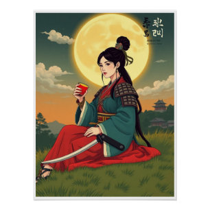 Póster Joseon Female Warrior - Soju Moonligh Poster