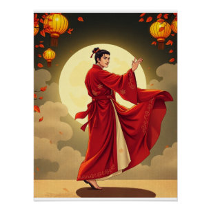 Póster Joseon Moonlight Dance - Médio coreano do outono