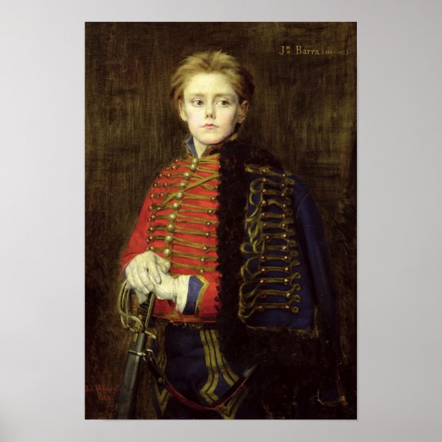 Poster Joseph Bara como jovem (Frente)