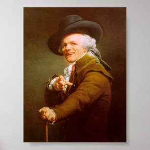 Póster Joseph Ducreux Autorretrato