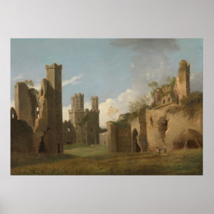 Poster Joseph Farington Caernarvon Castle