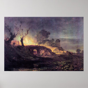 Póster Joseph Mallord Turner - Coalbrookdale
