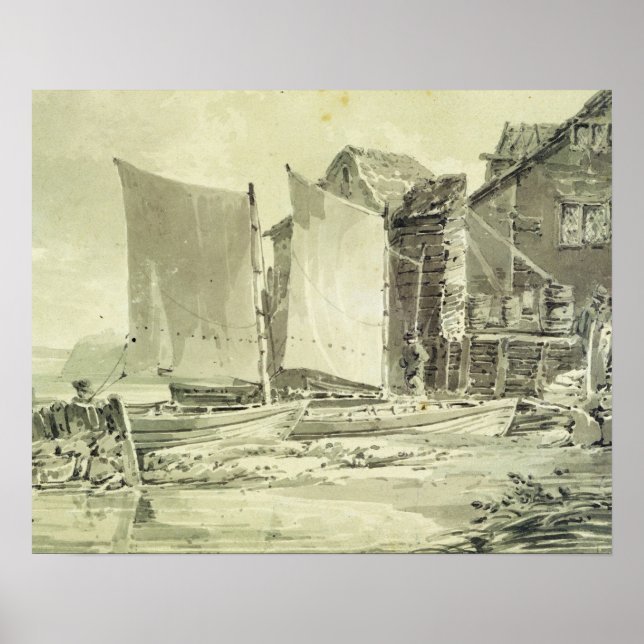 Poster Joseph Mallord William Turner | Algodão do pescado (Frente)