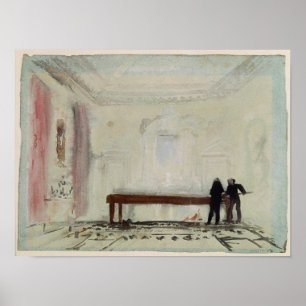 Póster Joseph Mallord William Turner Billiard players a