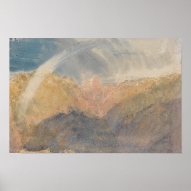 Poster Joseph Mallord William Turner - Castelo de Crichto (Frente)