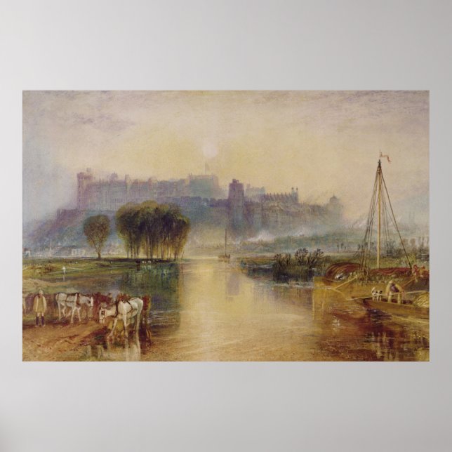 Póster Joseph Mallord William Turner | Castelo de Windsor (Frente)