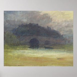 Póster Joseph Mallord William Turner Evening Landscape