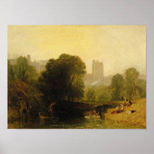 Póster Joseph Mallord William Turner perto da Tamisa Lo
