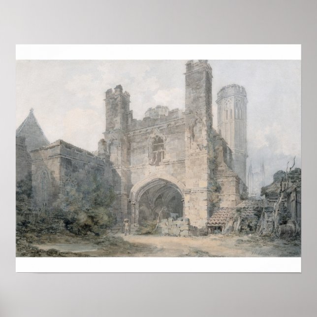 Póster Joseph Mallord William Turner | Rua — Ga de August (Frente)