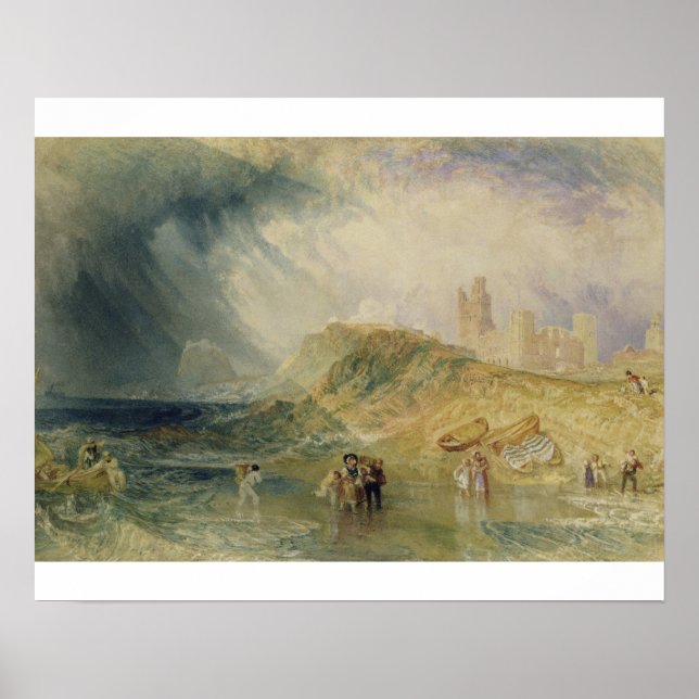 Póster Joseph Mallord William Turner | Santa Ilha, Norte (Frente)
