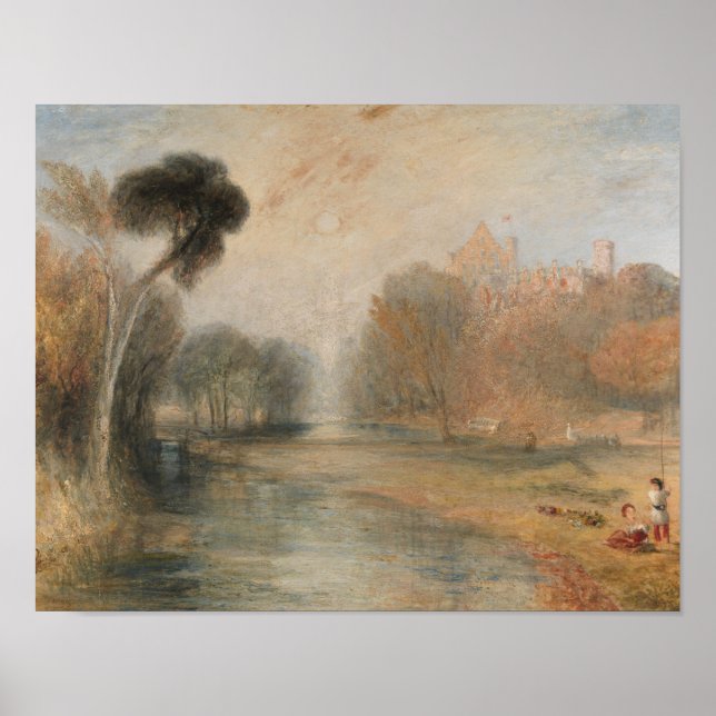 Poster Joseph Mallord William Turner - Schloss Rosenau (Frente)