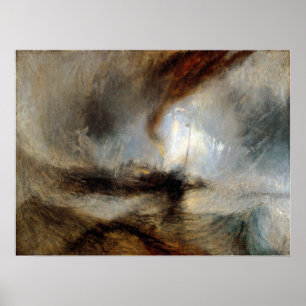 Poster Joseph Mallord William Turner Snow Storm