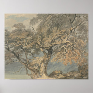 Póster Joseph Mallord William Turner - uma grande árvore