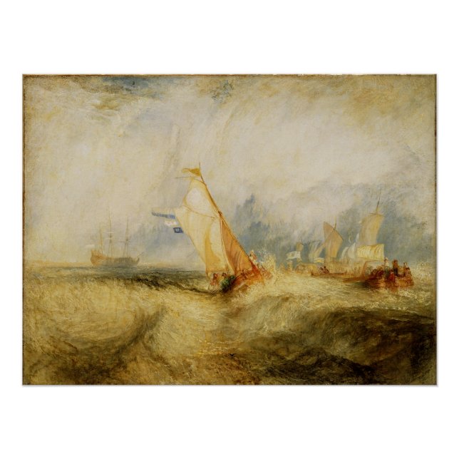 Póster Joseph Mallord William Turner | Van Tromp A Ir Ab (Frente)